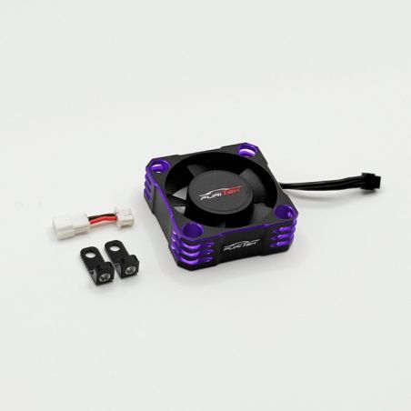Furitek AeroSpin 30K Aluminum Fan Kit for SlideTech ESC – Black Purple Edition FUR-2673