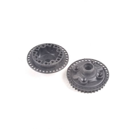U4260 Gear Diff Housings - Neon / Vibe TC SCHUMACHER