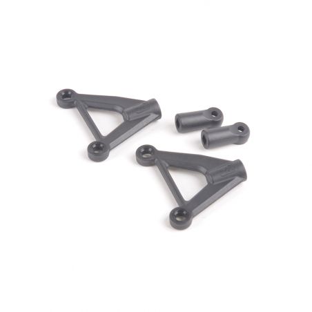 U7748 Upper Wishbone Mouldings - Mi7,Mi8,FT8, Vibe TC (pr) - Schumacher RC