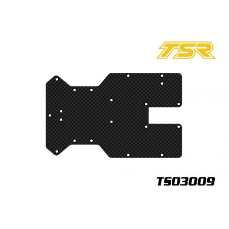 TS03009 Carbon Fiber Main Chassis 2.5mm - GK-200 Team Saxo