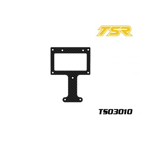 TS03010 Carbon Fiber Motor Mount Rear Chassis - GK-200 Team Saxo