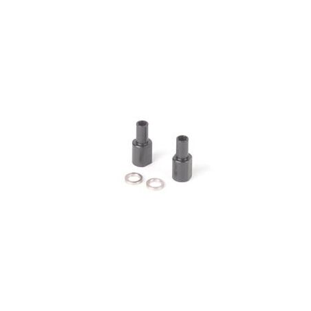 U7773 Alloy Steering Pivots/Spacers - Mi7-9,Neon, Vibe TC (pr) - Schumacher RC
