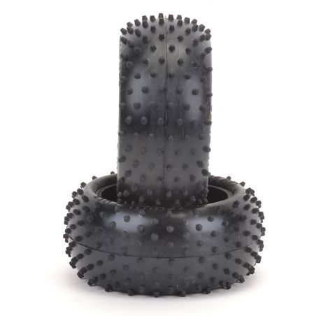 Mini Spike 2 Rear Tyres - Yellow (pr) - SCHUMACHER U6558