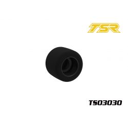 TS03030 Pre-glued Rear Foam Tyres,30 Shore - GK-200 Team Saxo