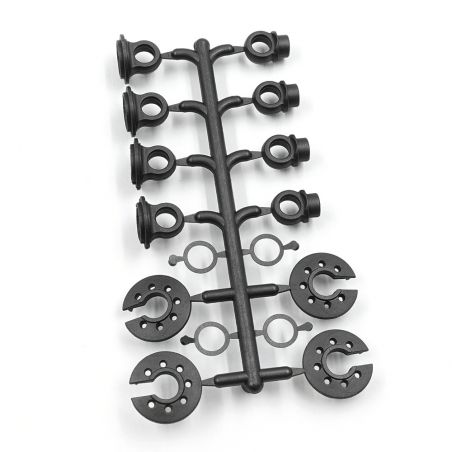 XP-11295 XQ11RR Extra Short Shock Plastic Ball End Set - XPRESS RC