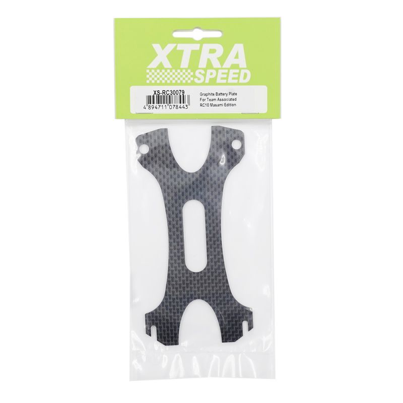 Xtra Speed Graphite Battery Plate For Team Associated RC10 Masami Edition XS-RC30079