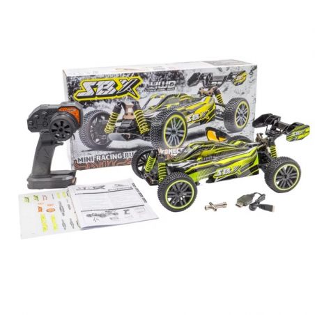 Funtek SBX Buggy 1/12eme XL Jaune / noir RTR FTK-BUG-SPORT-YE