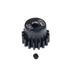 STEEL PINION GEAR 16T 0.5mm 2mm shaft FOR LOSI 1/24 MICRO-B / 1/28 MICRO-T LMB016TS