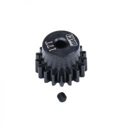 STEEL PINION GEAR 17T 0.5mm 2mm shaft FOR LOSI 1/24 MICRO-B / 1/28 MICRO-T LMB017TS