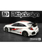 Bittydesign HC-M 1/10 clear body for M-chassis 210-225mm wheelbase