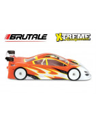 Xtreme 0.7mm1/10 Brutale Clear Body (190mm) - XTMTB0418-ETS