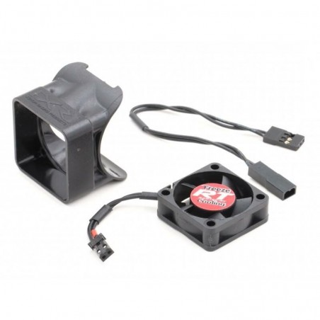 Radtec "FREEZE" 30x30mm Cooling Fan (V3), with JST plug and extenion wire + Xenon Fan Duct