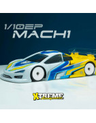 Xtreme MACH1 1:10 Touring Car Clear Body - 0,7mm XTMTB0421-ETS