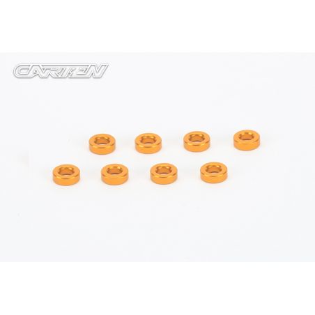 CARTEN Aluminium Spacer 3x6x2mm (8) - NBA348