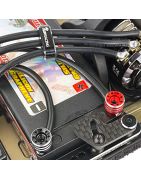 1up Racing Heatsink Bullet Plug Grips - Fits LowPro Bullet Plugs (2pcs)
