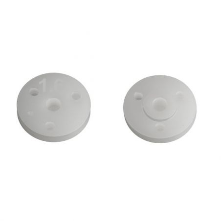Team Associated FT 13mm Shock Pistons, 2mm, 3x1.7 AE71174