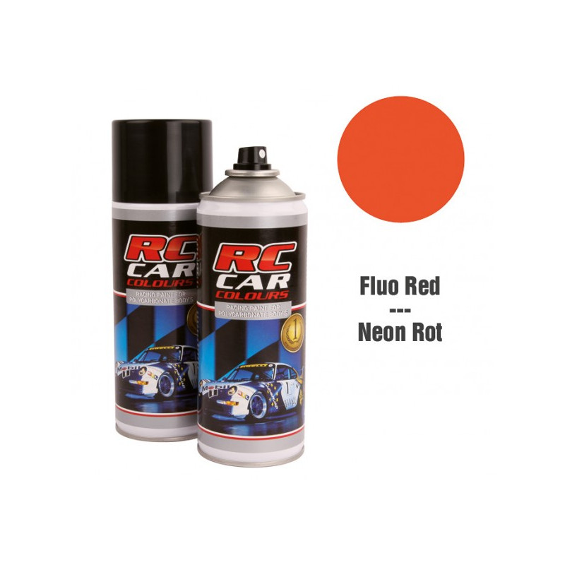 Lexan Spray Fluo Red Nr 1005 150ml RCC1005