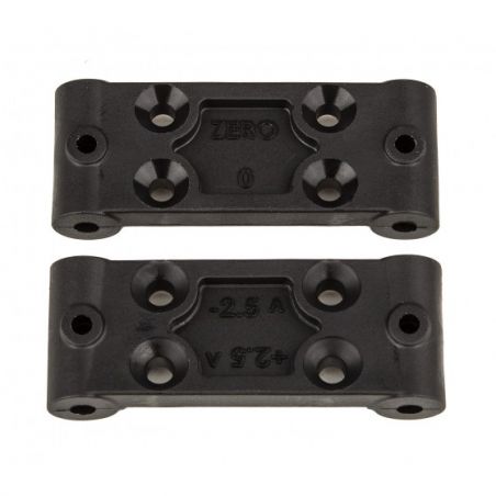Team Associated RC10B6.4 Front Bulkhead Set, 0deg and 2.5deg 91979