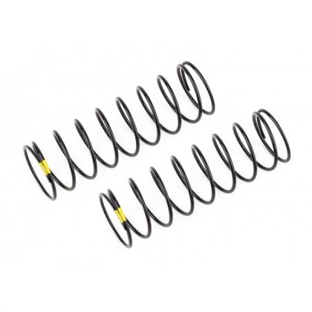 Team Associated 13mm Rear Shock Springs, yellow 2.3lb/in, L61, 9.5T, 1.2D 91951
