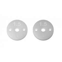 Team Associated FT 13mm Shock Pistons, 2.5mm, 2x1.5 AE91931