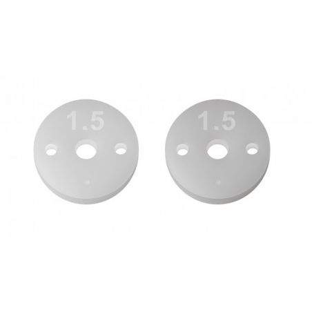 Team Associated FT 13mm Shock Pistons, 2.5mm, 2x1.5 AE91931