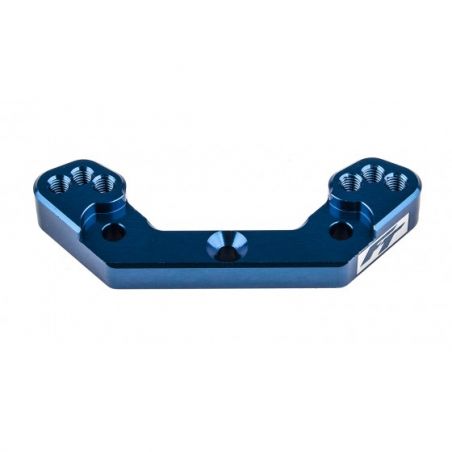 Team Associated RC10B6.3 FT Rear Ballstud Mount +2mm, Blue 91888
