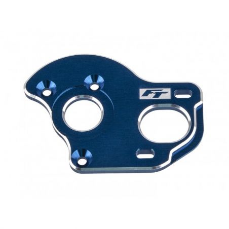 Team Associated RC10B6.3 FT Laydown/Layback Motor Plate 3.5mm, Blue AE91907