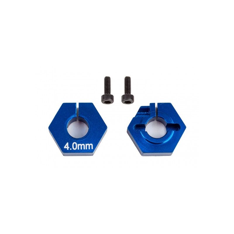 Team Associated 4.0mm Clamping Wheel Hexes AE91862
