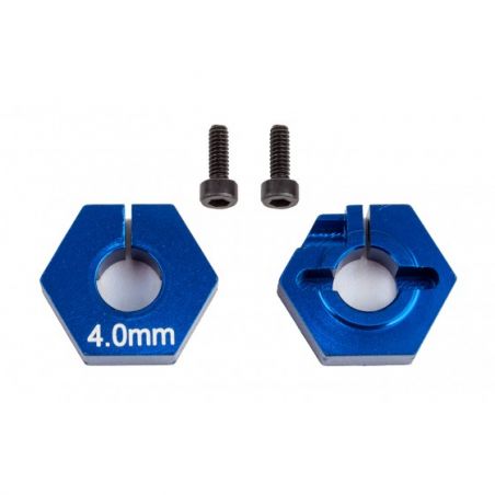 Team Associated 4.0mm Clamping Wheel Hexes 91862