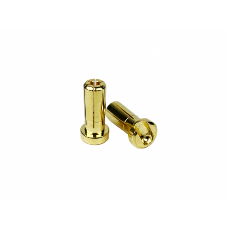 1up Racing LowPro Bullet Plugs 5mm (2pcs) 190402