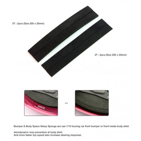 Muchmore Bumper & Body Space Setup Sponge MR-SSS