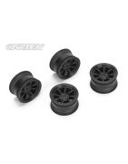 CARTEN 8 Spoke Wheel +1mm (Black) - pour M-chassis NBA262