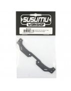 SUSUMU WORKSHOP GRAPHITE 3.0MM REAR SHOCK TOWER FOR XPRESS EXECUTE XQ2S SS-0122