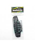 Pare-chocs 3D Flex pour tamiya TT02 Noir MACKER RC 07319