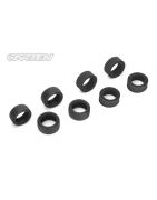 CARTEN Tires & Inserts M-chassis (4) NBA270