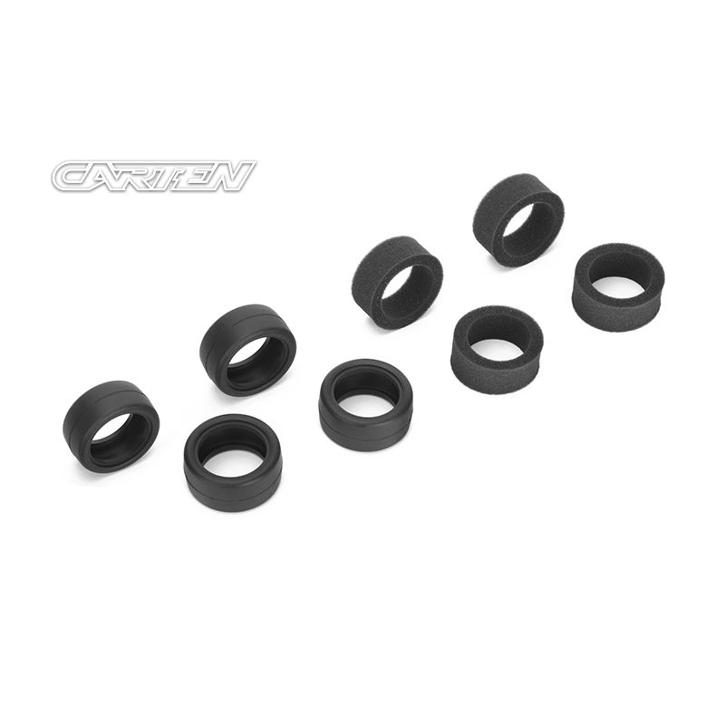 CARTEN Tires & Inserts M-chassis (4) NBA270