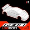 Lens Bodies Ghibli 0.7mm 1:10 Onroad Clear Body - Standard HRELB10GHL-S