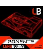 Lens Bodies Ponente 1:12 Onroad Clear Body - Light HRELB12PNT-L