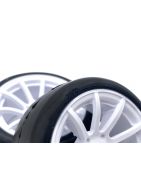 Asphalt TPRO 1/10 Mini Racing Tire Premounted “High Grip” (4) TP440336WH