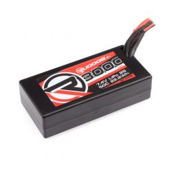 RUDDOG 3000mAh 50C 7.4V LiPo Short Stick Pack Battery with XT60 Plug RP-0408