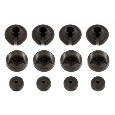 Team Associated Shock Caps and Spring Cups AE91454