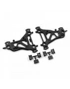 XP-11132 HARD COMPOSITE FRONT AND REAR SUSPENSION ARM SET XPRESS XQ11 XQ3S