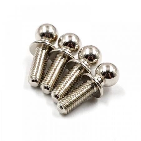 LOW FRICTION 4.8MM BALL STUD 8MM THREAD 4PCS XPRESS XQ11 XP-11124