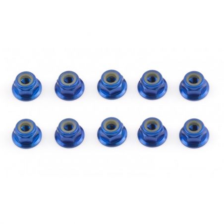 FT Blue 4mm Locknut Team Associated 25391